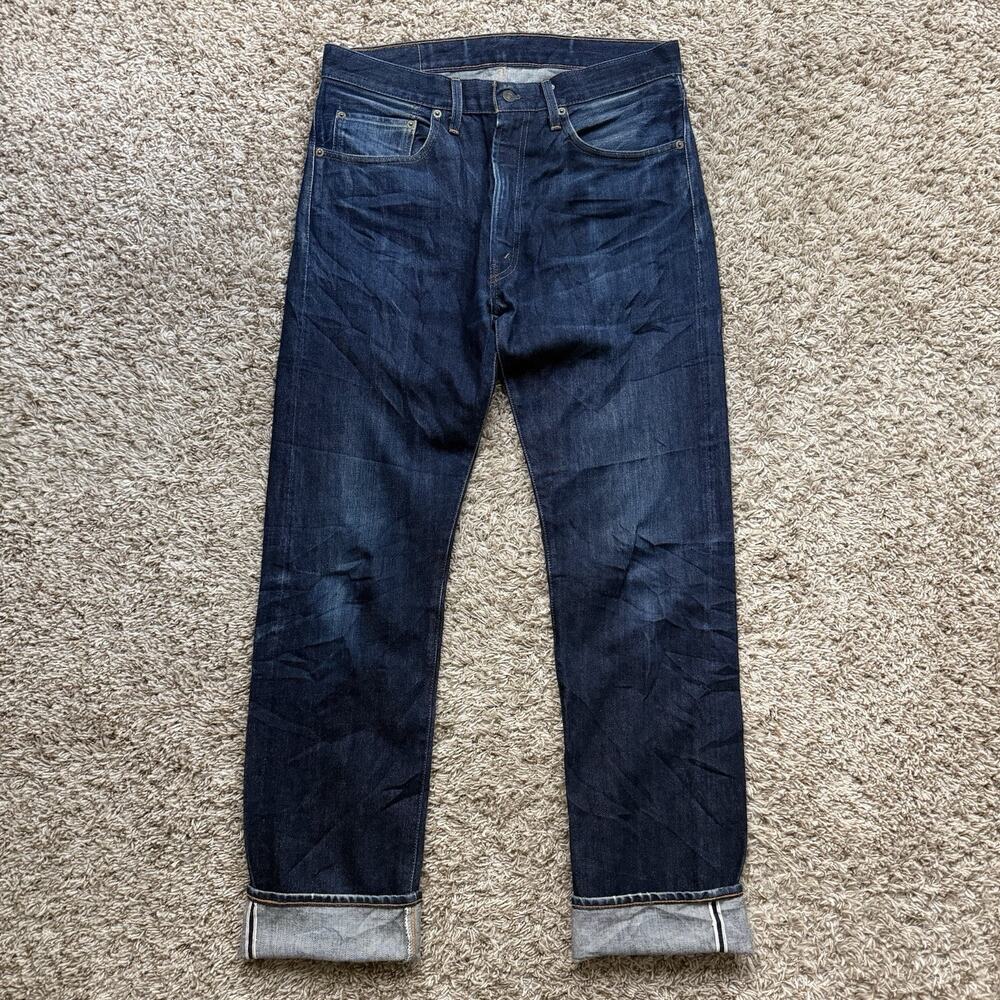 Levi’s Vintage Clothing LVC 505-0217 Selvedge Blue Denim Jeans Pants Size 32x34